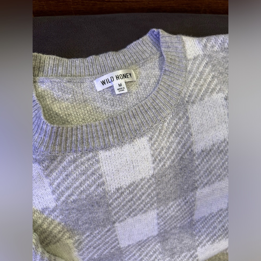 Grey sweater dress